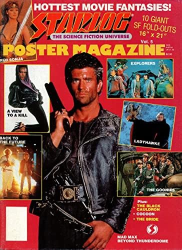 1985 - Starlog A sci-fi Univerzum Poszter Magazin Kérdés 5 sm