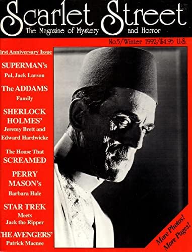 1992 Scarlet Street - A Magazin, misztikum, Horror 5 sm