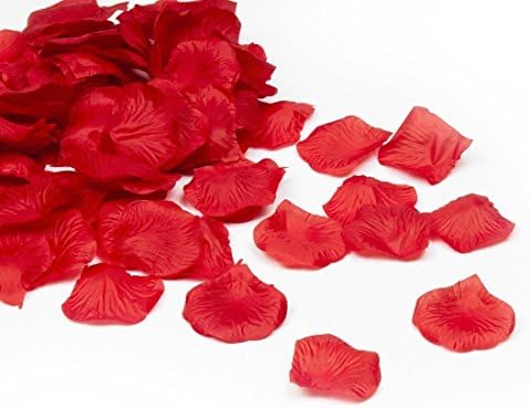 300pcs Mély Piros Selyem Rózsa Szirmok anyák Napja Esküvői Konfetti Évforduló asztali Díszek Keresztelő Virág Scatter