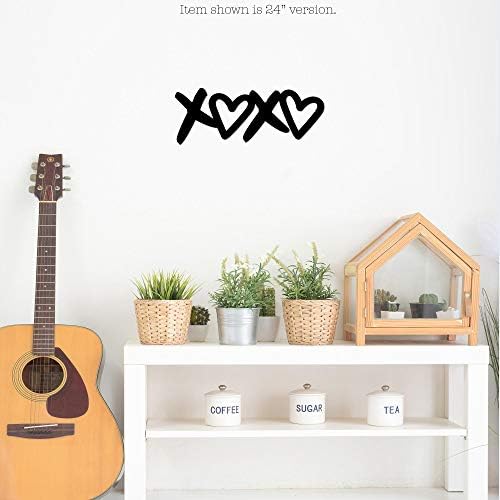 VERSET Stúdió XOXO Fém Fali Tábla Dekoratív Akcentussal Dekoráció Mondani, hogy Szeretlek Téged Végtelen Szív Fal lakberendezés