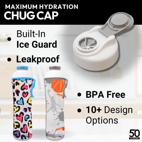 A gyerekek Víz Üveg Alkalommal Inni | 24oz BPA-Mentes Újrahasználható Palackok Időt Jelölő | Tartós Tritan Műanyag Tökéletes