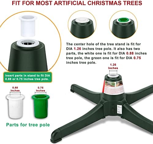 GREATDAY Forgó Fa áll,360 Fokos forgatható karácsonyfa