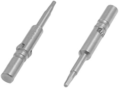 Új Lon0167 2 Db Kiemelt 6mm Kerek gyakorlat megbízható hatékonyság lyuk Mágneses 2mm Felső Hex Csavarhúzó Bit(id:7f4 52 c0