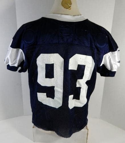 Dallas Cowboys 93 Játék Kiadott Haditengerészeti Gyakorlat Jersey 631 - Aláíratlan NFL Játék Használt Mezek
