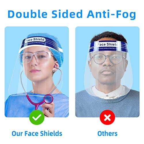 200 DB Műanyag Tiszta arcvédőt Anti-Köd Védő arcvédő Maszk Biztonsági arcvédők a Mindennapi Használat