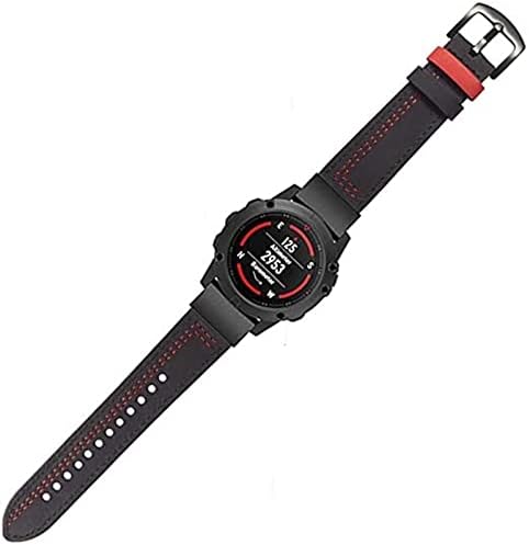 GIKOS Sport Bőr Watchband Szíj, a Garmin Fenix 6X 6 Pro 5X 5 + 3 HR 935 945 22 26mm EasyFit gyorskioldó Okos karkötő (Szín