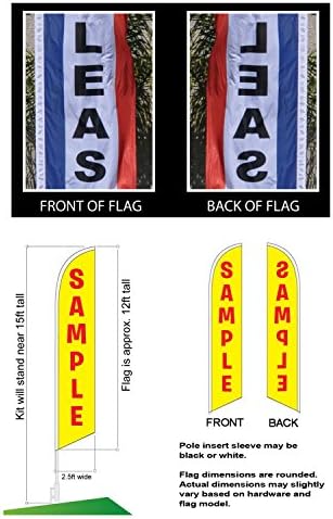 Jégkrém Reklám Toll Banner Swooper Zászló Alá a Zászló Rúd Készlet, valamint Földi Tét