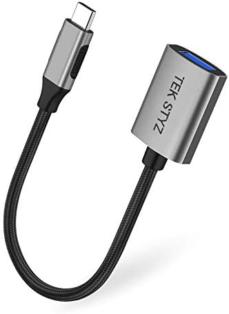 Tek Styz USB-C USB 3.0 Adapter Kompatibilis a Samsung SM-N985F/DS OTG Típus-C/PD Férfi USB 3.0 Női Converter. (5Gbps)