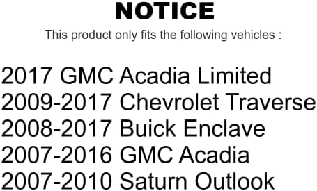 Levegő, Kabin, Szűrők Készlet Chevrolet Traverse GMC Acadia Buick Enklávé Szaturnusz Outlook Korlátozott KFL-100347