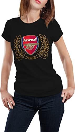 Az Arsenal F. C. Előre Ing Unisex Hipszter Hip-Hop Férfi Női Pamut Divat póló Fekete
