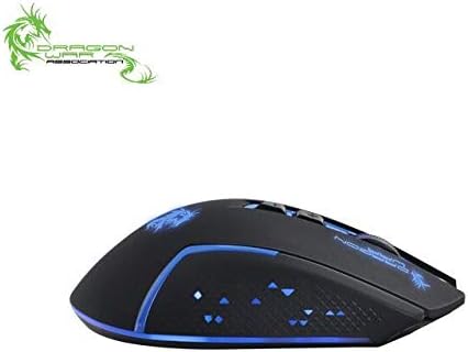 Sárkány Háború G17-KÉK Ultra Csendes Gaming Mouse 7 Programozható Gombok akár 3200dpi