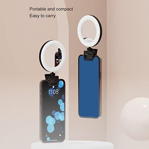 Önarckép Fény a Tükör Mini Led Kamera Ringlight a Telefon, Laptop, 3 Színben 5 Fényerő USB Töltés