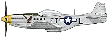 Hobby Master P-51d Mustang 353rd FS, 354th FG, 1945Alezredes Gleneagles 1/48 FRÖCCSÖNTÖTT Repülőgép Előre épített Modell
