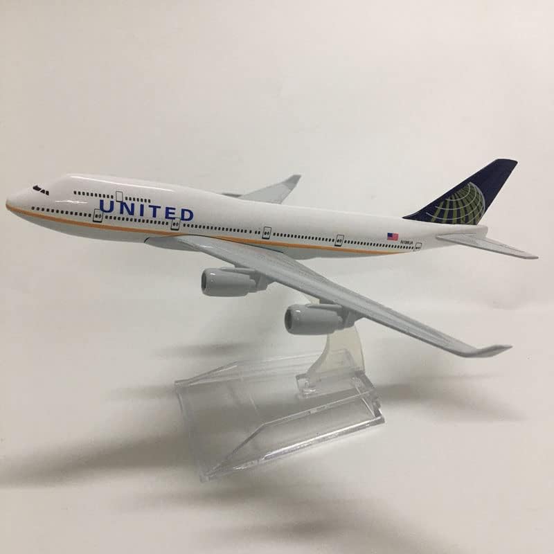 1/400 Skála United Airlines B747 Repülőgép Modell Alufelni Modell Fröccsöntött Repülő Modell Gyűjtemény