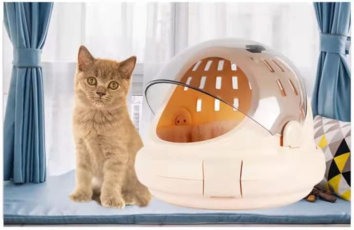 ZLXDP Hordozható Macskák Bili Edző Plüss Gyanta űrhajót, Háziállatok ellátását a Macskák Könnyen tisztítható Anti-Splash