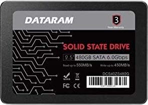 Dataram 480GB 2.5 SSD Meghajtó szilárdtestalapú Meghajtó Kompatibilis HP Mini Z2