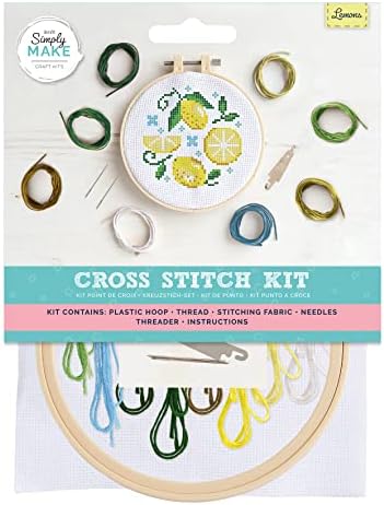Egyszerűen, Hogy Cross Stitch Kézműves Készlet Készlet, Citrom, DIY Kézműves, Hogy A Saját Otthon, a Gyermekek, mind a Felnőttek