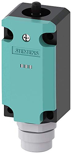 Siemens 3SE5 115-1BA00-1AF2 Nemzetközi Alapvető Kapcsoló, 40mm Fém Burkolat, Csatlakozó, Csatlakozó, 6 Pólusú + PE, 2 Led,