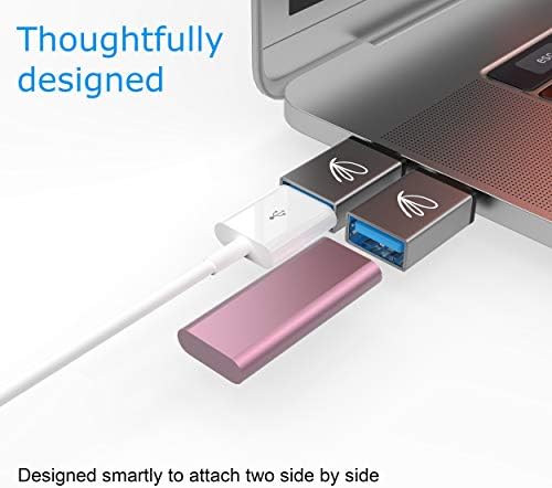 Phoring USB C Típusú USB 3.0 Adapter, Thunderbolt 3-USB OTG Adapter Apple MacBook Pro 2019/2018, MacBook Air 2018-ra, iPad