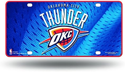 Rico Iparágak NBA-Oklahoma City Thunder Fém Auto Tag