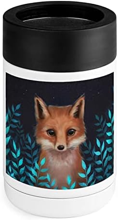 Aranyos Fox Hűvösebb Kupa Rozsdamentes Acél Szigetelt Lehet Hűtők Jogosultja Dobon szemhéjakkal a Nők a Férfiak Ajándékok