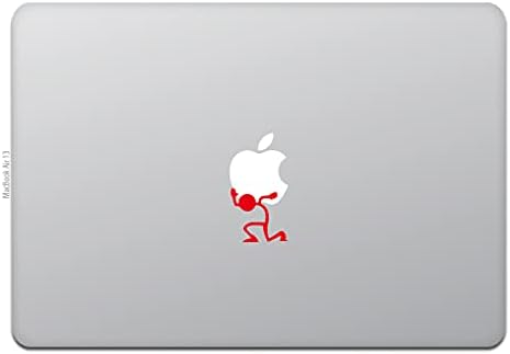 Kedves Áruház MacBook Air/Pro MacBook Matrica Hordoz Hordozó Emberek, Alma, Piros M430-R