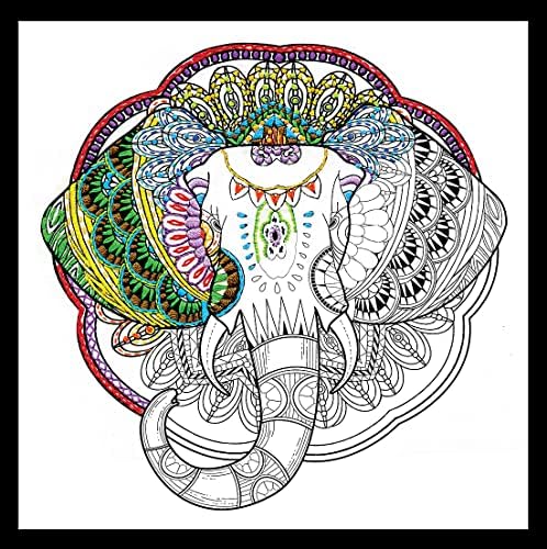 Tervezési Munkák Kézműves Elefánt Zenbroidery Készlet, 12 x 12, Különböző